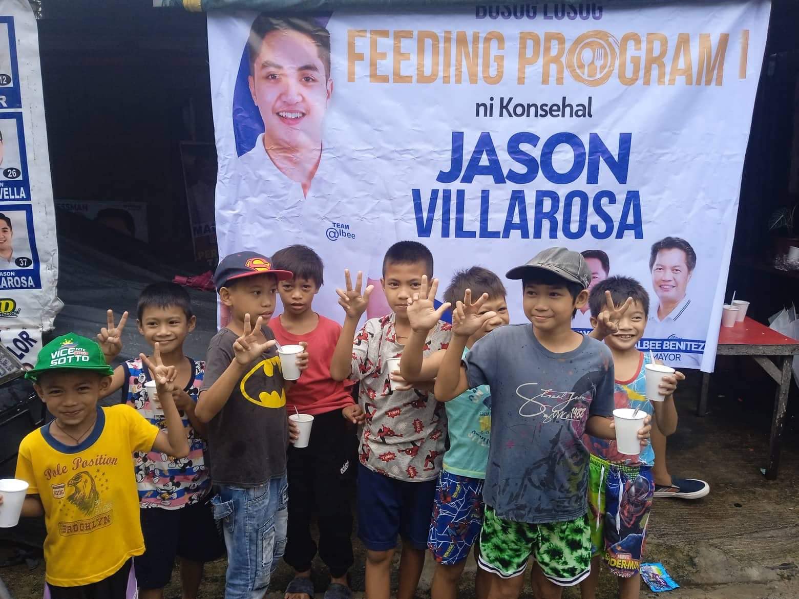 BUSOG LUSOG feeding program ni Councilor Jason Villarosa upod sa Taculing Alliance kag Youth Earth Care Organization – YECO